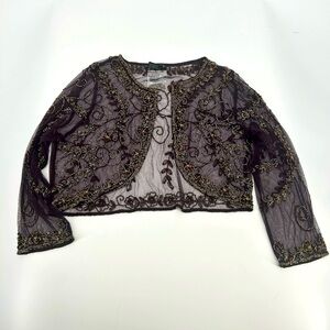 Pissaro nights - women’s beaded cover up- size 18
